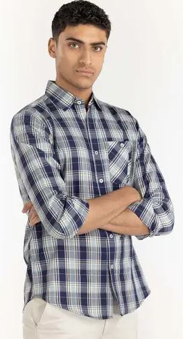 Multi Color Checkered Casual Shirt